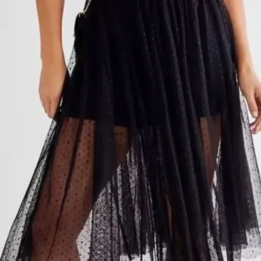 Free People Eden Tulle Midi Skirt - XL - Picture 4 of 4